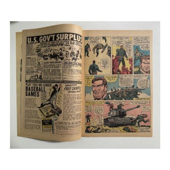 Sgt. Fury #20 Marvel 1965 Silver Age Comic Book- Excellent Condition - Picture 8 of 10